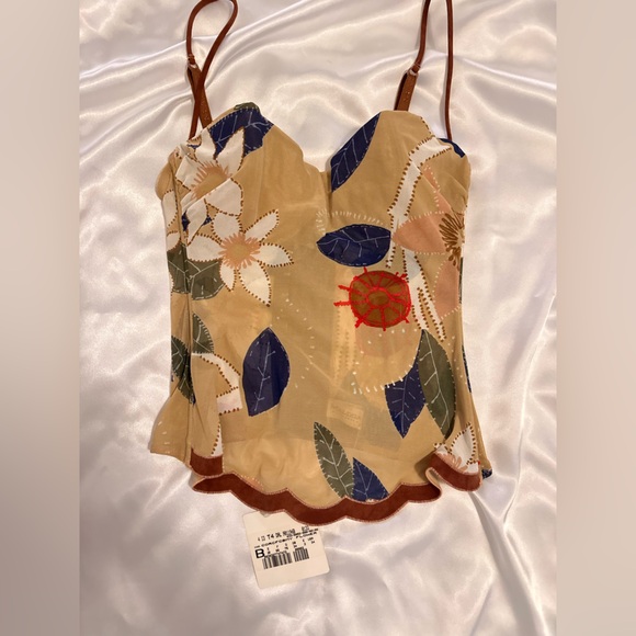 La Perla Floral Set, corset and panties. - Picture 3 of 15